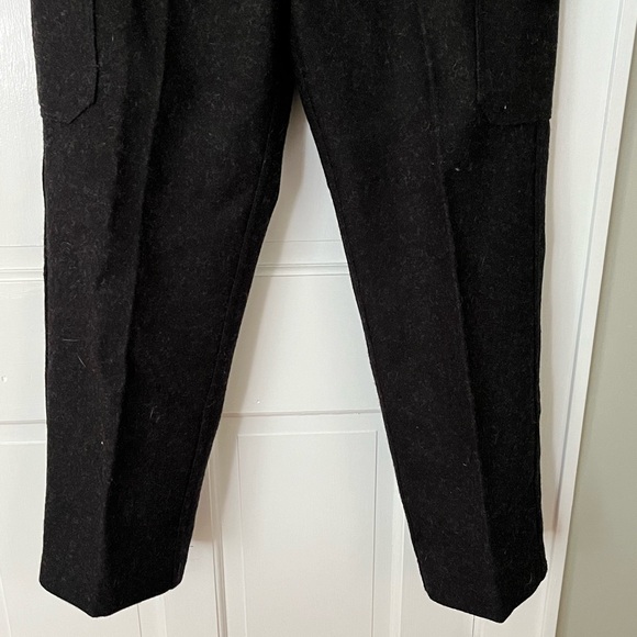 Vintage Filson Mackinaw Wool Field Pants Black Charcoal Mens 36 Outdoor Warm - Picture 3 of 11